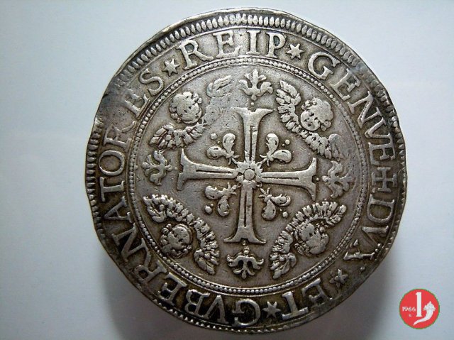 2 scudi (tipo largo) 1693 (Genova)