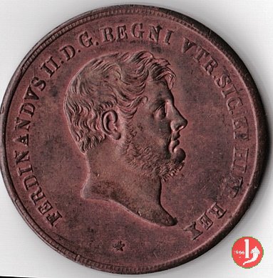 10 Tornesi 1857 (Napoli)