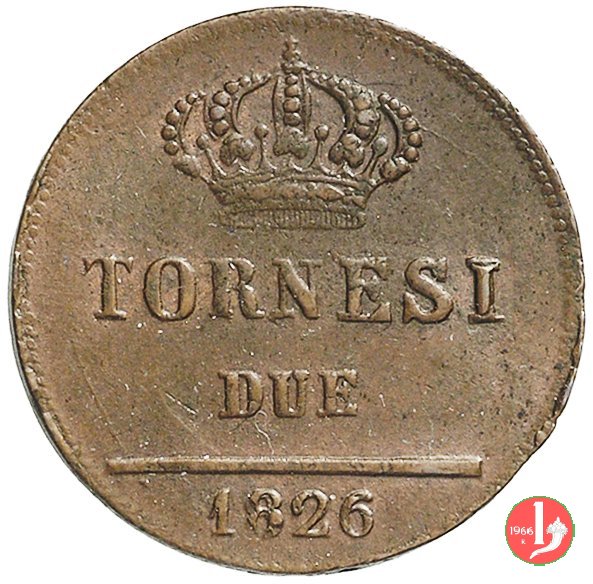 2 Tornesi 1826 (Napoli)