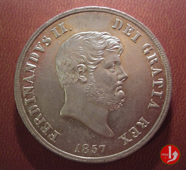 Piastra da 120 Grana 1857 (Napoli)