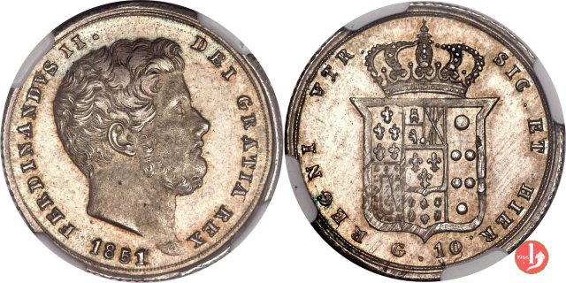 Tarí da 20 Grana 1851 (Napoli)