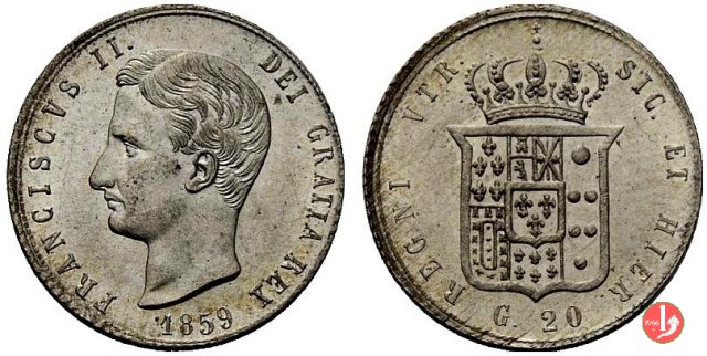 Tarí da 20 Grana 1859 (Napoli)