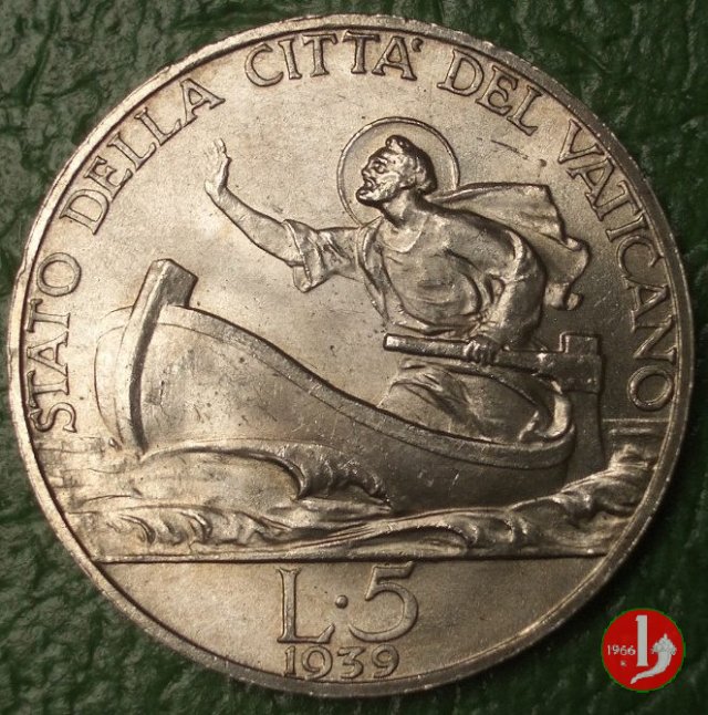 5 Lire I Tipo 1939 (Roma)