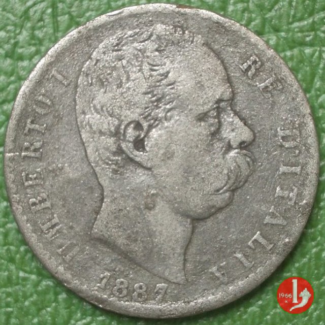 2 lire 1887