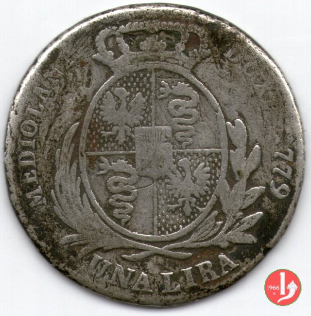 1 lira 1779 (Milano)