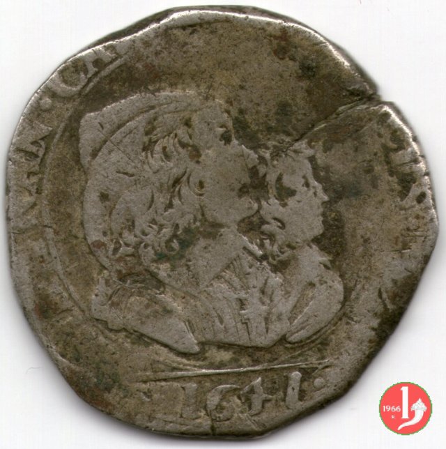 Mezza lira V tipo 1641 (Torino)