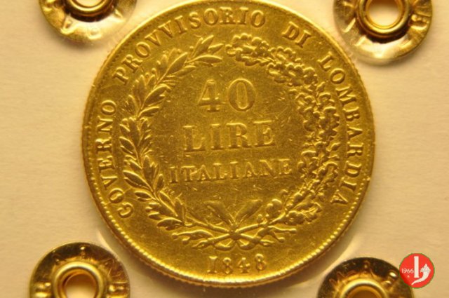 40 lire italiane 1848 (Milano)