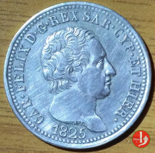 1 lira 1825 (Genova)