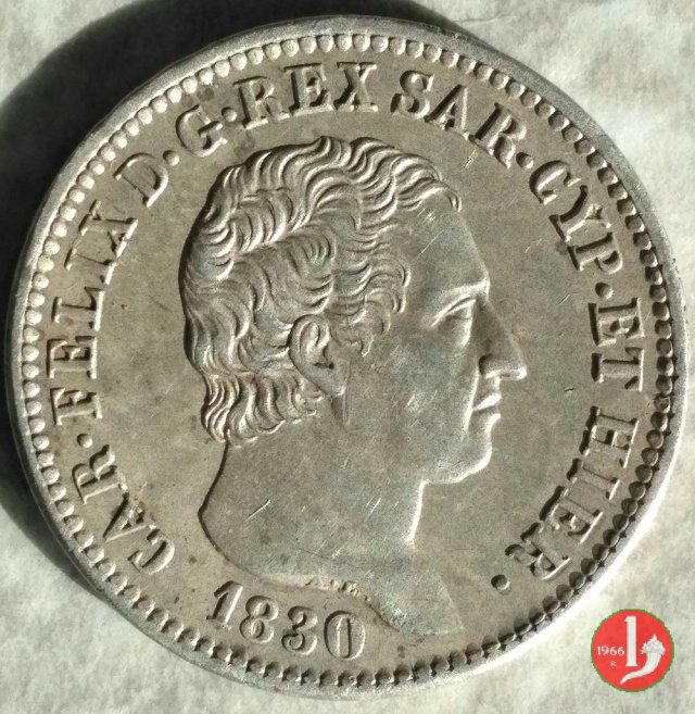 1 lira 1830 (Torino)