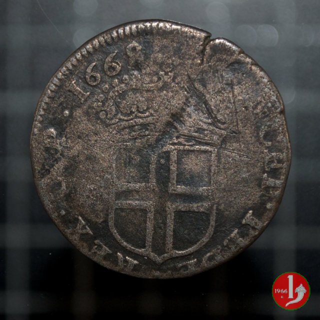 5 soldi II tipo 1668 (Torino)