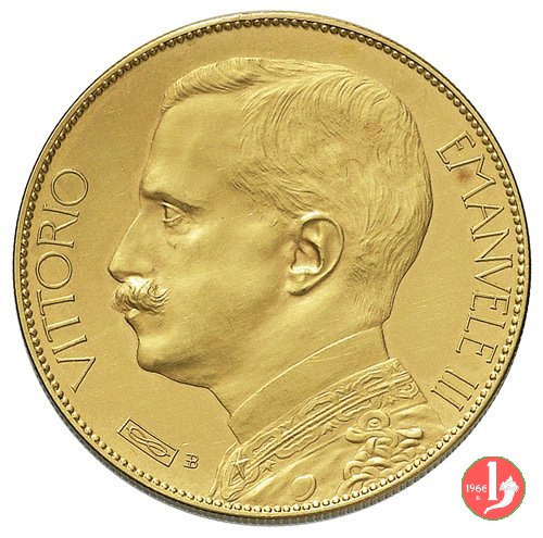 prima prova 100 lire 1907 1907 (Johnson)