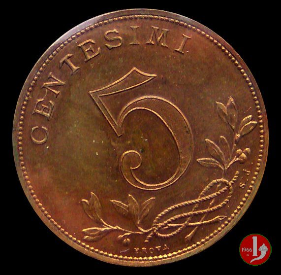 prova 5 centesimi 1918 1918 (Johnson)