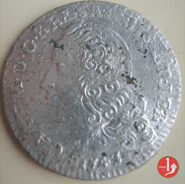 5 Soldi III tipo 1743 (Torino)