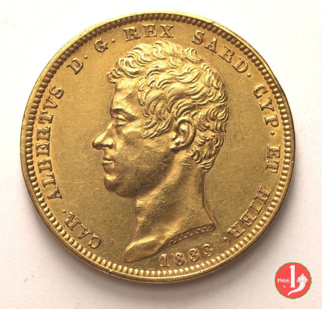 100 lire 1833 (Torino)