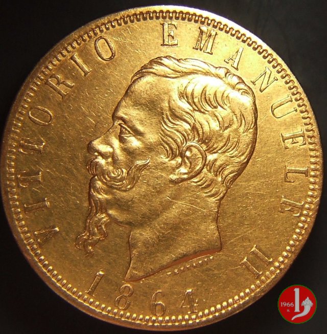 100 lire 1864