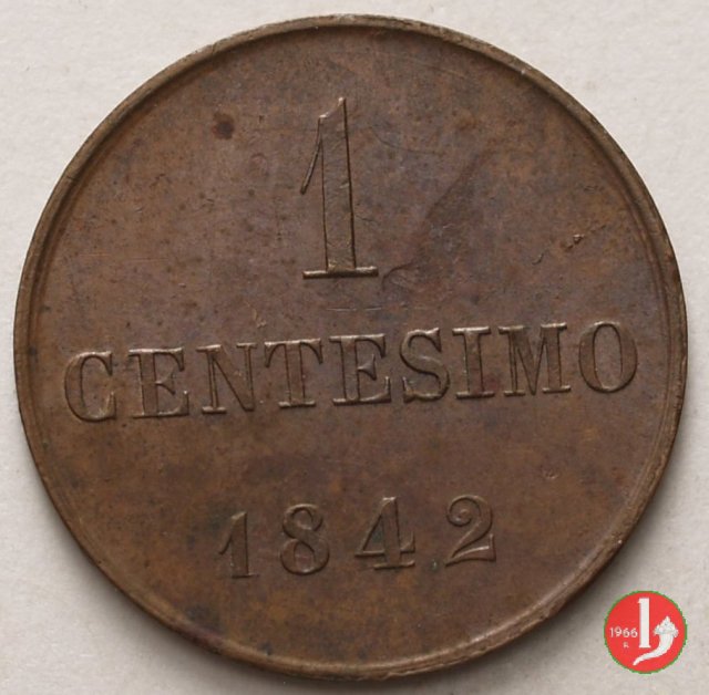 1 centesimo 1842 (Torino)