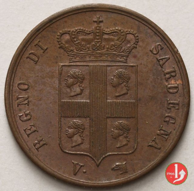 1 centesimo 1842 (Torino)