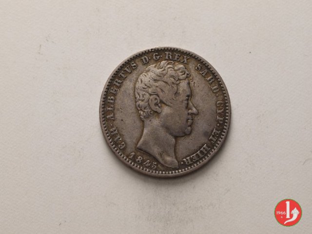 1 lira 1845 (Torino)