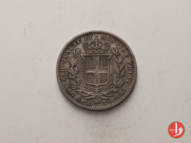 1 lira 1845 (Torino)