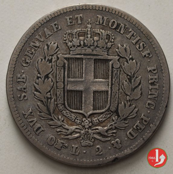 2 lire 1834 (Torino)