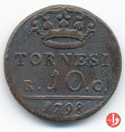 10 Tornesi 2° tipo 1798 (Napoli)