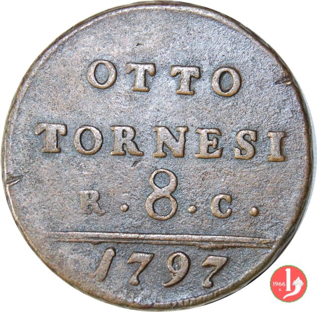 8 Tornesi 1797 (Napoli)