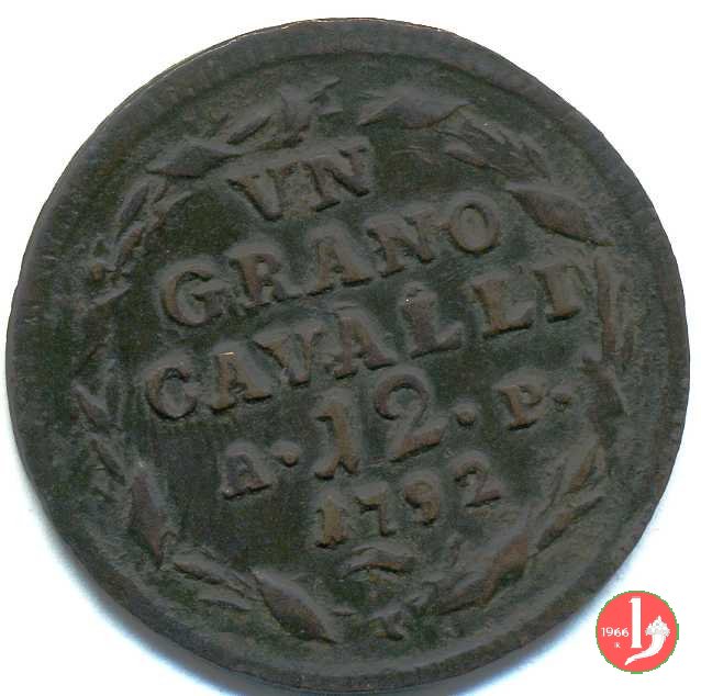 Grano 3° tipo 1792 (Napoli)