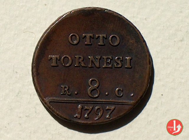 8 Tornesi 1797 (Napoli)