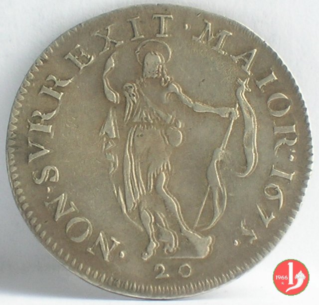 1 lira I serie 1675 (Genova)