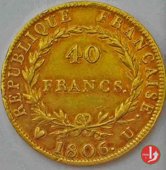 40 francs 1806 (Torino)