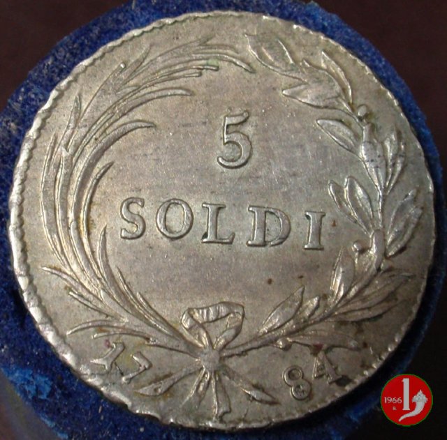 5 soldi 1784 (Milano)