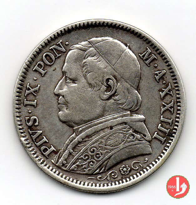 1 lira 1868 (Roma)