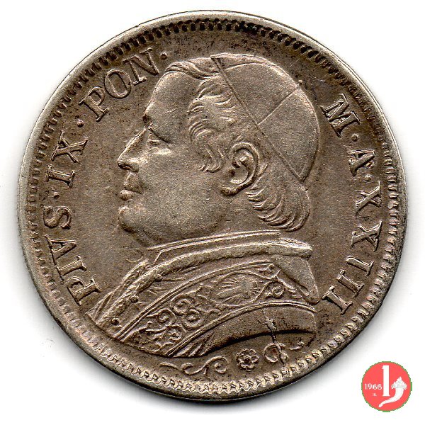 1 lira 1869 (Roma)