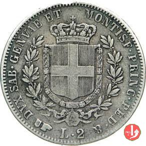 2 lire 1852 (Torino)