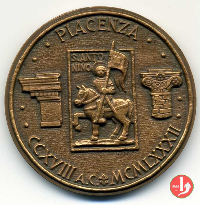 2200° Fondazione di Piacenza 1982 1982