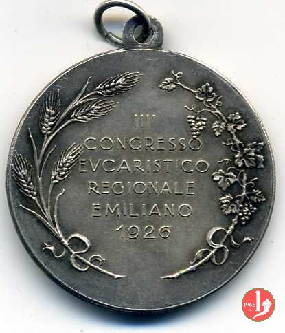 III Congresso Eucar. Regionale Emiliano 1926 33mm 1926