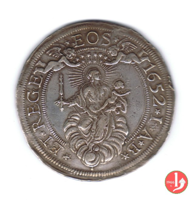 2 scudi (tipo largo) 1652 (Genova)