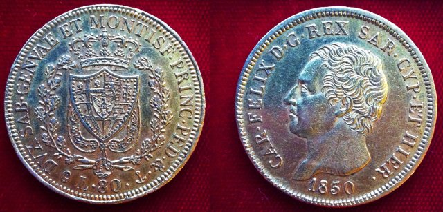 80 lire 1830 (Genova)