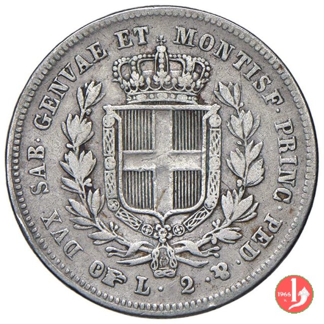 2 lire 1841 (Torino)