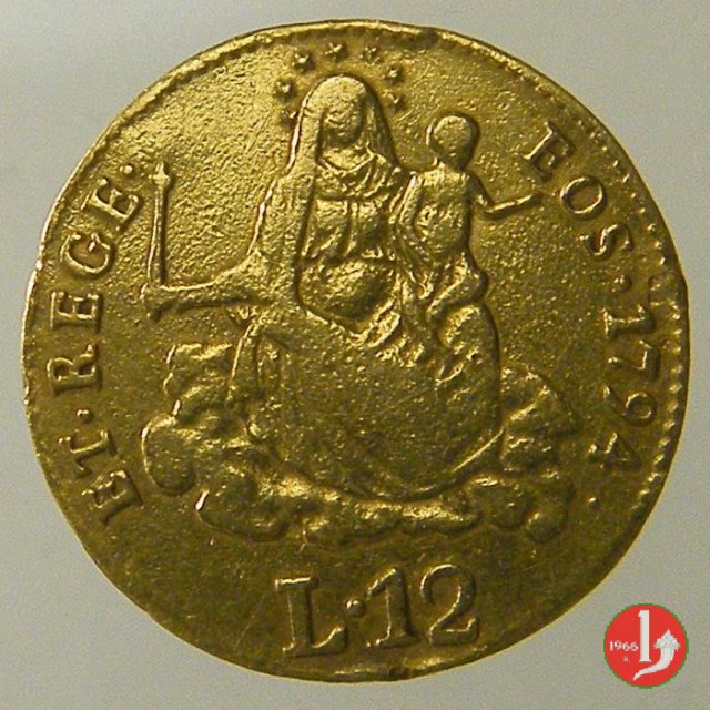 12 lire nuove 1794 (Genova)