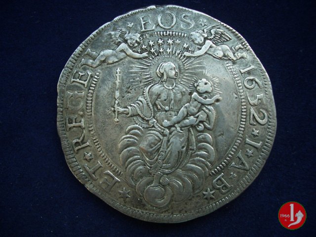 2 scudi (tipo largo) 1652 (Genova)