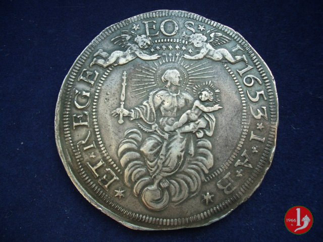 2 scudi (tipo largo) 1653 (Genova)