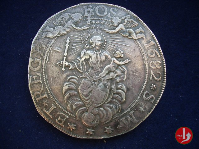 2 scudi (tipo largo) 1682 (Genova)