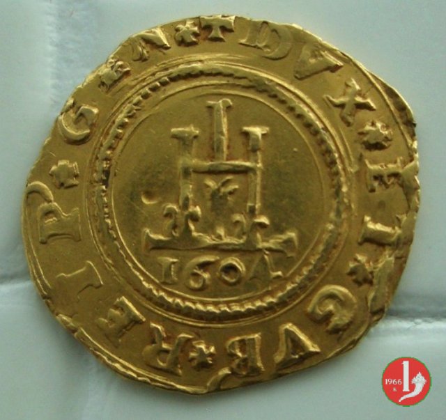 mezza Doppia (o nuovo Scudo d'oro) 1604 (Genova)