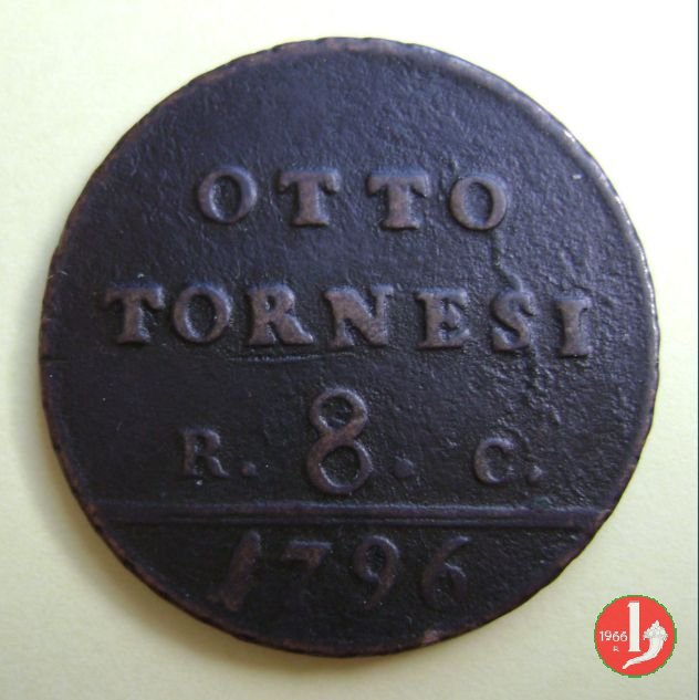 8 Tornesi 1796 (Napoli)