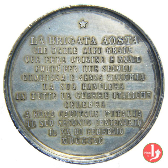 La Brigata Aosta 58mm 1890 (Roma)