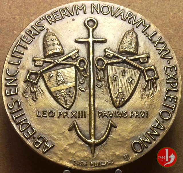 75° Enciclica Rerum Novarum 44mm -C59 1966