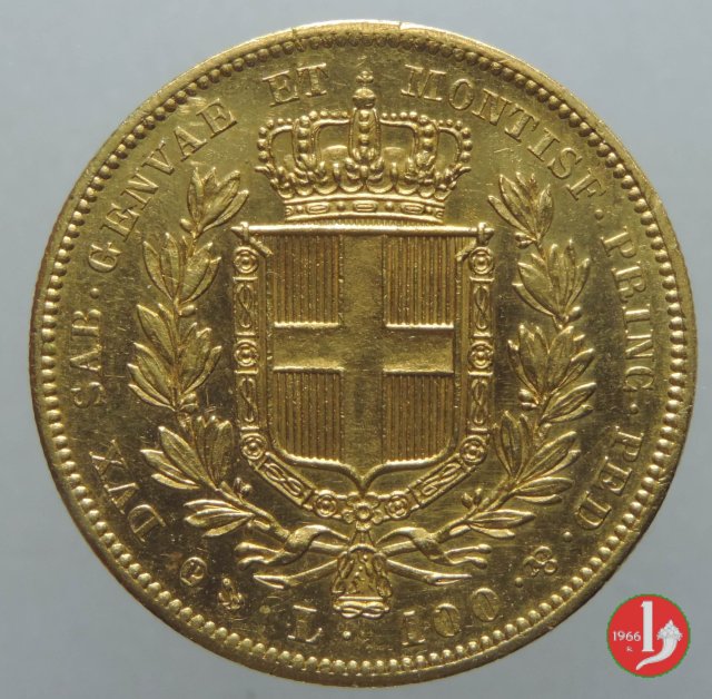 100 lire 1840 (Genova)