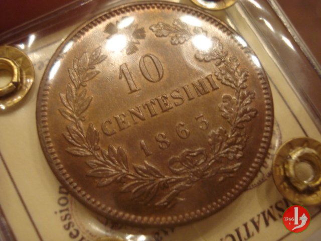 10 centesimi 1863 (Strasburgo)