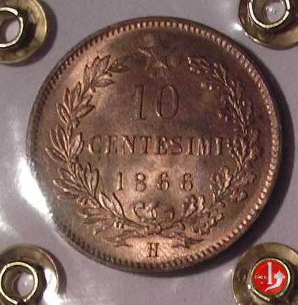 10 centesimi 1866 (Birmingham)